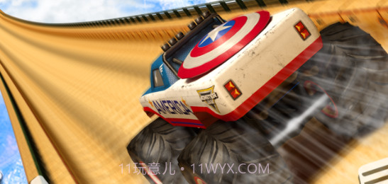 怪物卡车超级坡道英雄v1.10截图