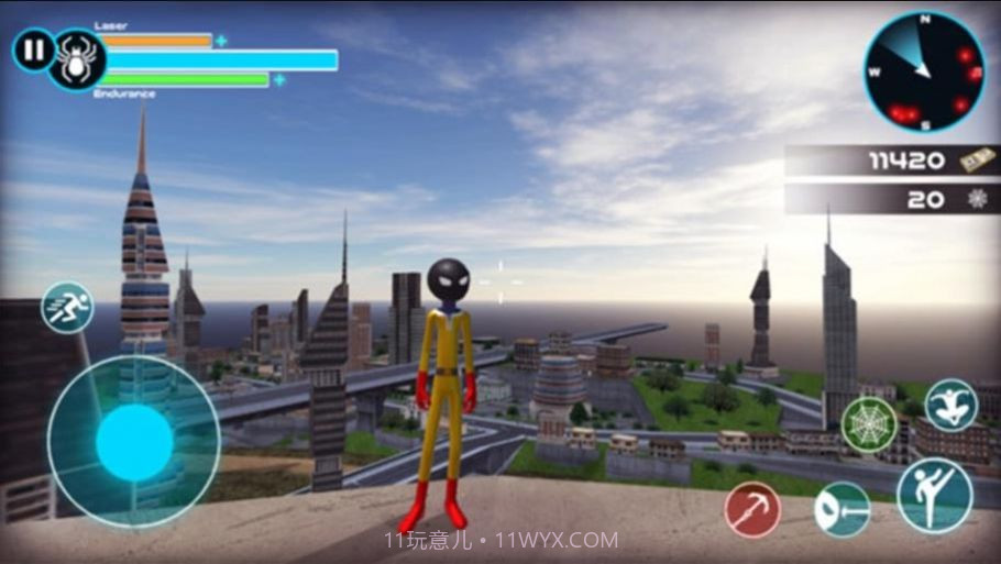 城市英雄火柴人v1.0.8截图