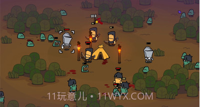 僵尸隆隆防御战v0.8截图