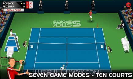 火柴人网球 Stick Tennisv2.9截图