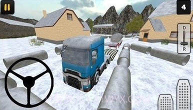 冬天农场卡车3dv1.16截图