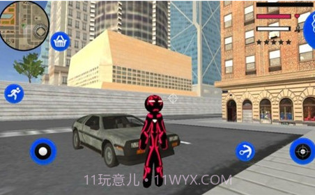 火柴人绳索红蜘蛛侠无限金币版v1.11截图