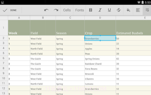 Google表格v1.8.292.09.13截图