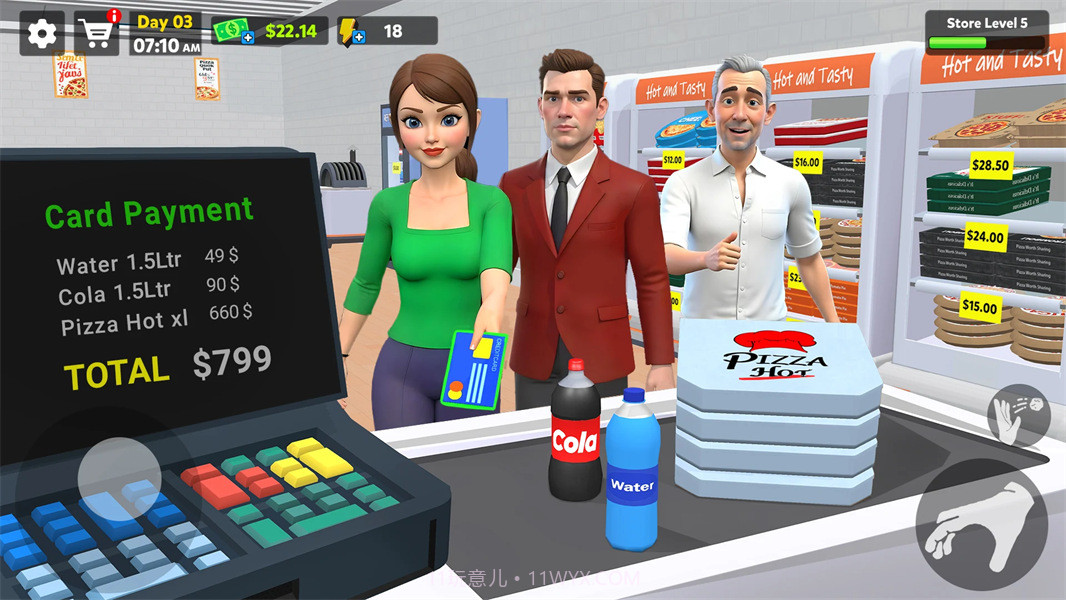 披萨店模拟器3D付费版0.6.1截图