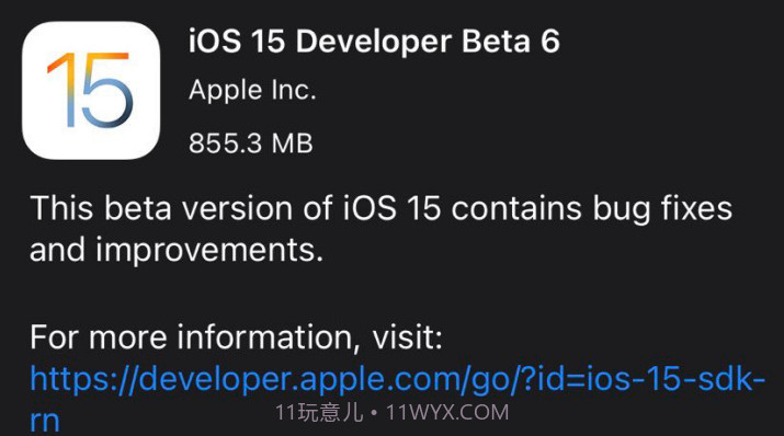 ios15 beta6描述文件v.2.19截图