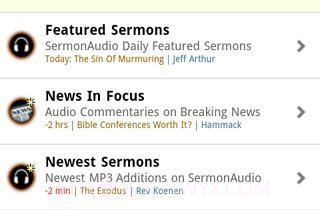 SermonAudio的Android版v2.20截图