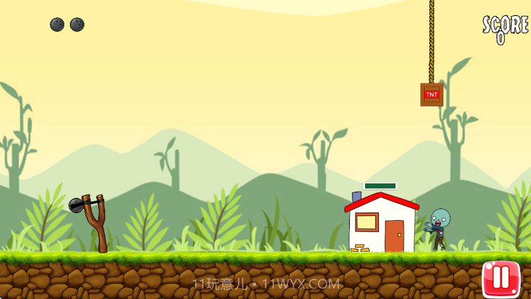 弹弓僵尸战争Angry zombies最新版v2.0.0.3截图