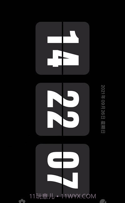 Flipclock翻页时钟截图3