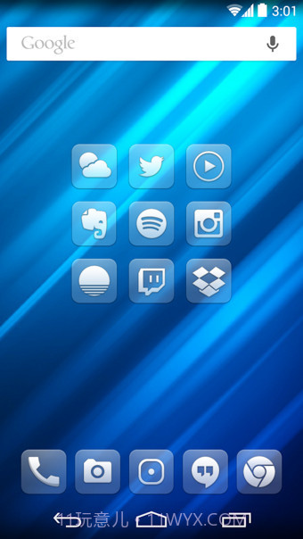 玻璃图标包Glasklart截图3