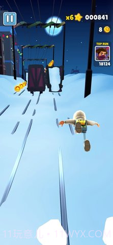 地铁跑酷雪地地图（Subway Surf）截图1