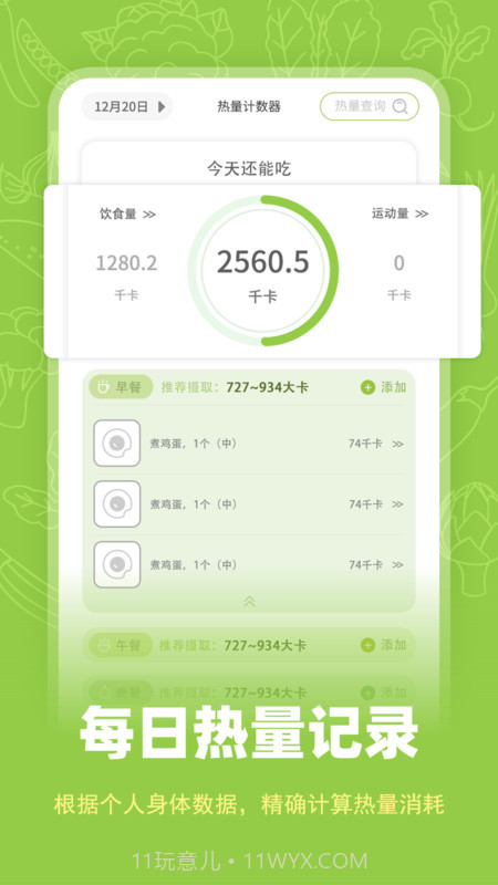 热量计数器截图1 热量计数器截图1