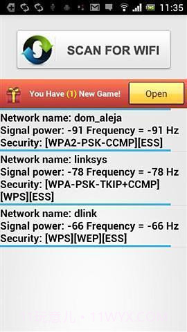 无线密码扫描器截图2 无线密码扫描器截图2