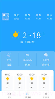 奇趣精准天气截图3 奇趣精准天气截图3