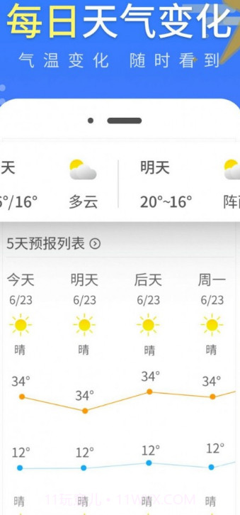 晴朗气象通截图1 晴朗气象通截图1