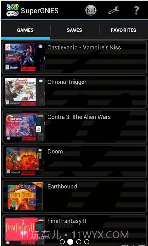 超级任天堂模拟器:SuperGNES截图2