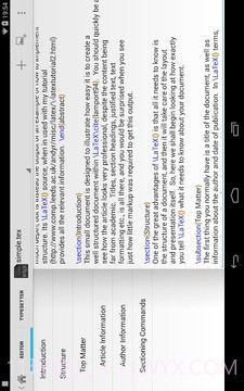 LaTeX编辑器截图2