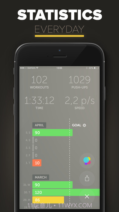PSHPS(俯卧撑计数软件)V2.0.3 汉化版截图2