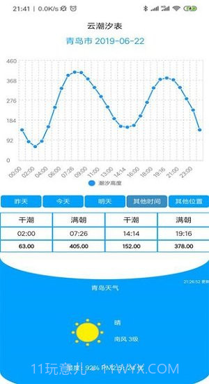 云潮汐表截图3