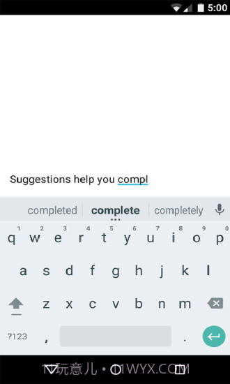 Google 键盘截图1 Google 键盘截图1