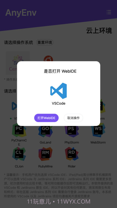 anyenv云在线编程截图5 anyenv云在线编程截图5