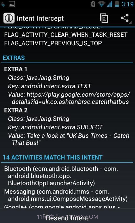 Intent Intercept截图1 Intent Intercept截图1