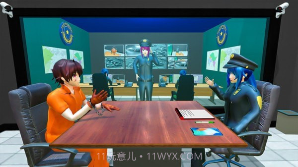 动漫女孩警察截图1