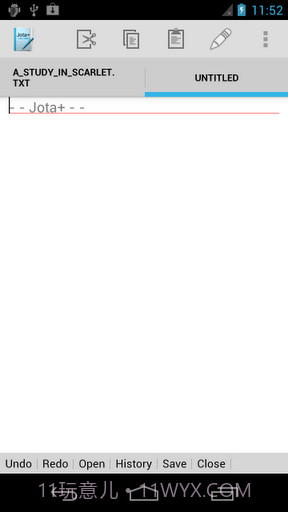 Jota+文本编辑器截图2