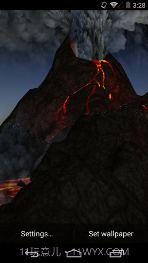 3D火山梦象动态壁纸截图1