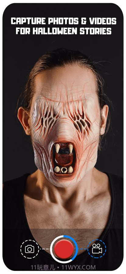 可怕的面具自拍相机截图2