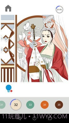 二次元数字涂色截图2