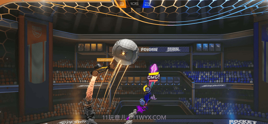 火箭联盟侧边撞击截图2