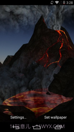 3D火山梦象动态壁纸截图2