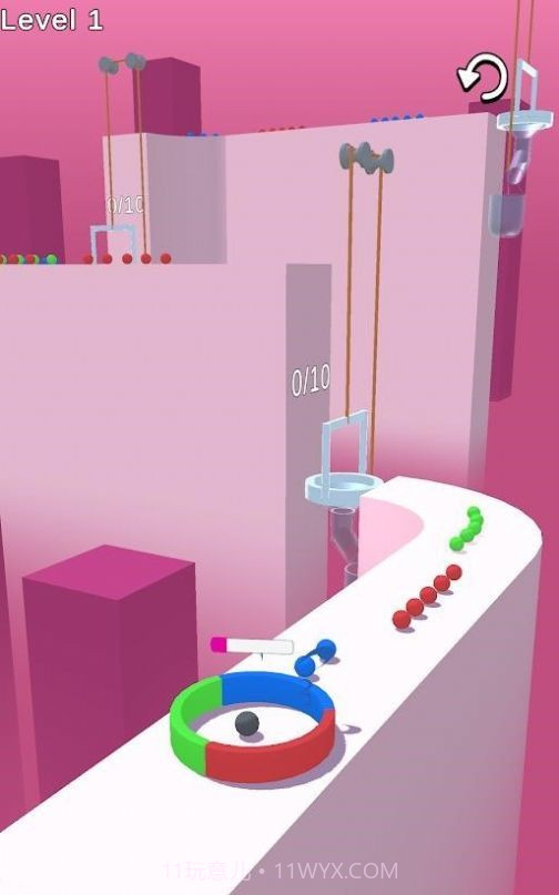 彩环拾球跑截图1