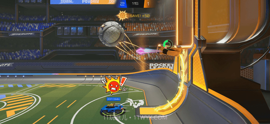 火箭联盟侧边撞击截图3