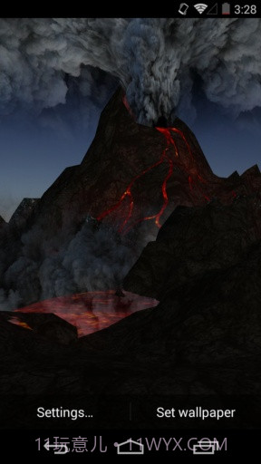 3D火山梦象动态壁纸截图3
