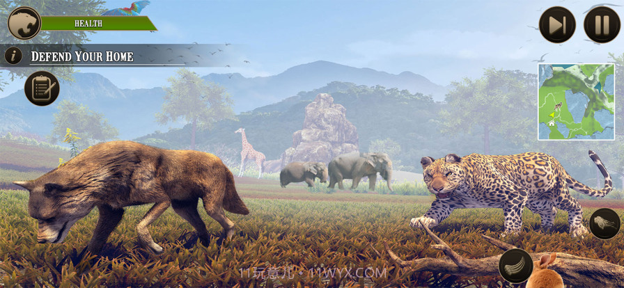 荒野豹家庭生活模拟截图5 荒野豹家庭生活模拟截图5