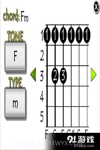 所有的吉他和弦截图1