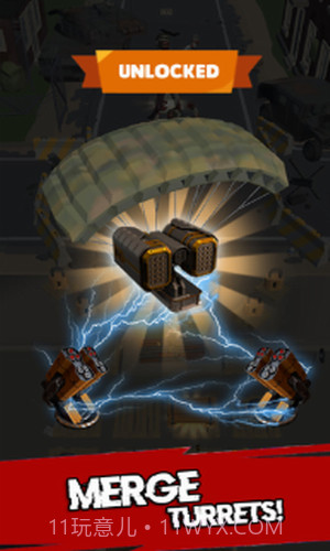 合并炮塔僵尸防御截图1 合并炮塔僵尸防御截图1