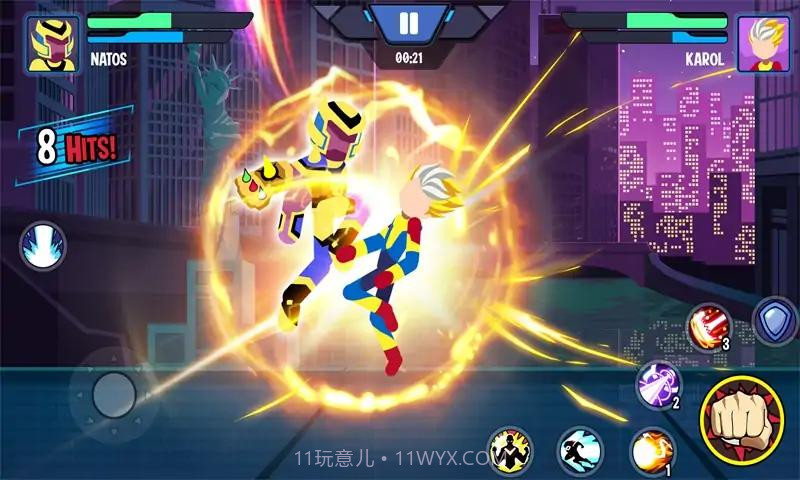 火柴人勇士超级暗影格斗截图4 火柴人勇士超级暗影格斗截图4