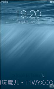 iOS 8 lock screen截图2 iOS 8 lock screen截图2