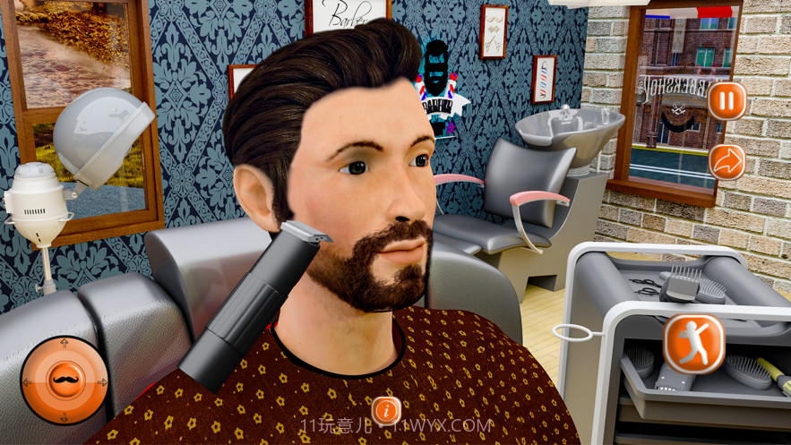 我的理发师店头发切轿车截图1 我的理发师店头发切轿车截图1