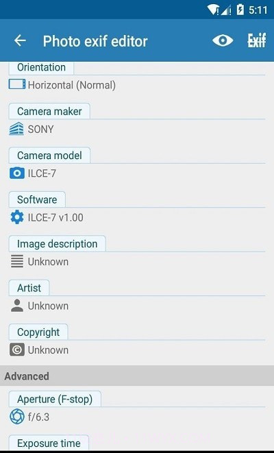 照片Exif编辑截图4 照片Exif编辑截图4