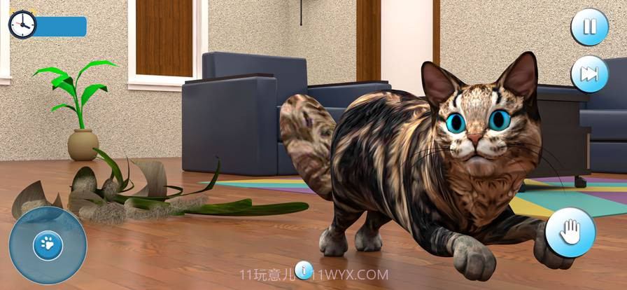 怀孕的猫和可爱的小猫游戏截图4