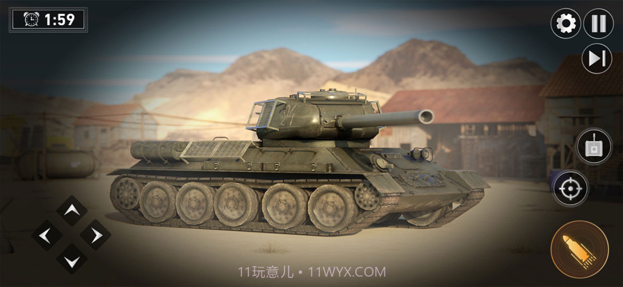 战争的坦克世界战斗截图2 战争的坦克世界战斗截图2