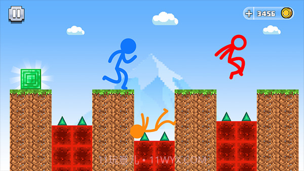 火柴人跑酷竞赛与跳跃截图1