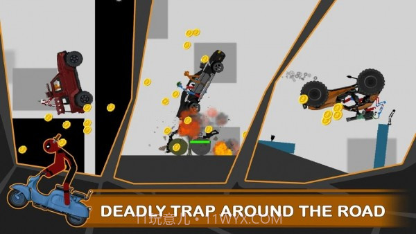 火柴人冲撞毁灭2截图1 火柴人冲撞毁灭2截图1