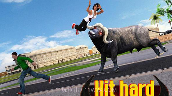 愤怒的水牛攻击模拟器截图3