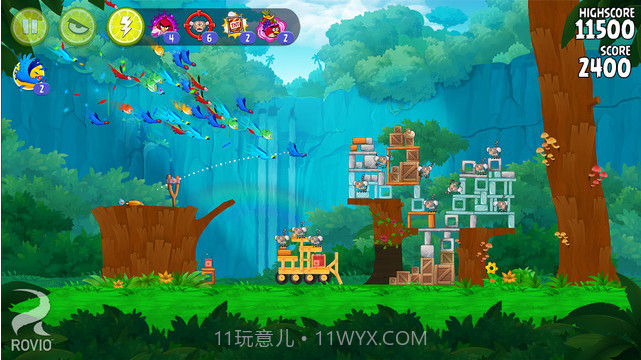 愤怒的小鸟:里约大冒险截图3 愤怒的小鸟:里约大冒险截图3