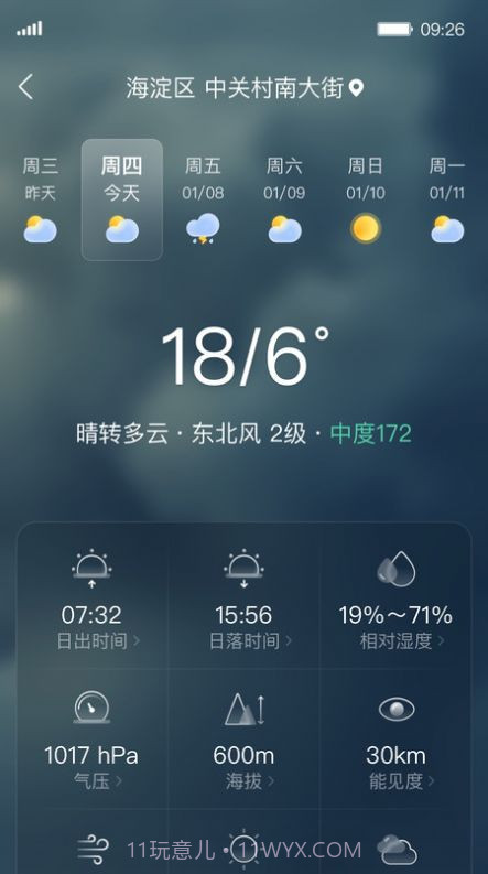 呱呱天气截图3