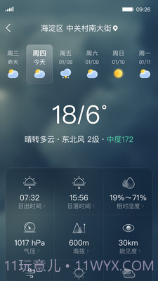 呱呱天气预报截图3 呱呱天气预报截图3